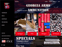 Tablet Screenshot of georgia-arms.com